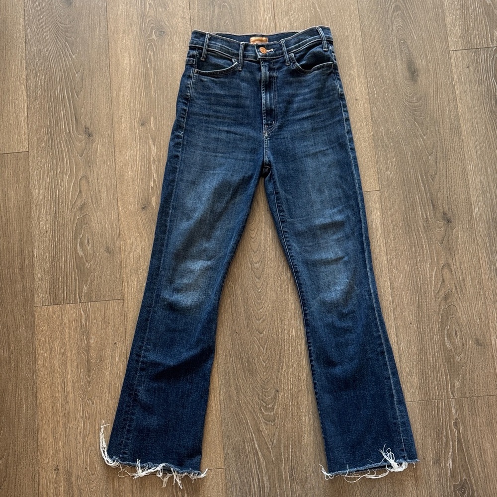 Mother Jeans The Hustler Ankle Fray Size 26